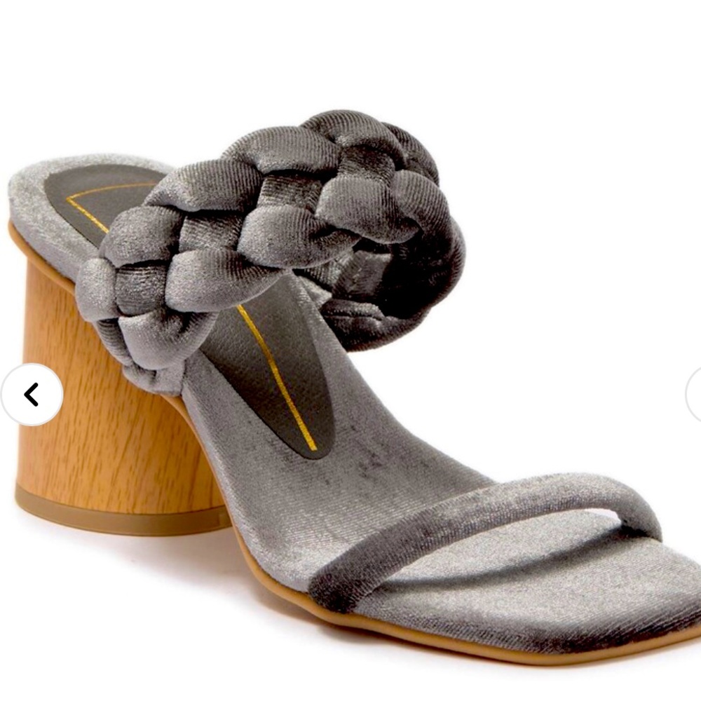 DV by Dolce Vida Braided Two Band City Block Heel Sandal